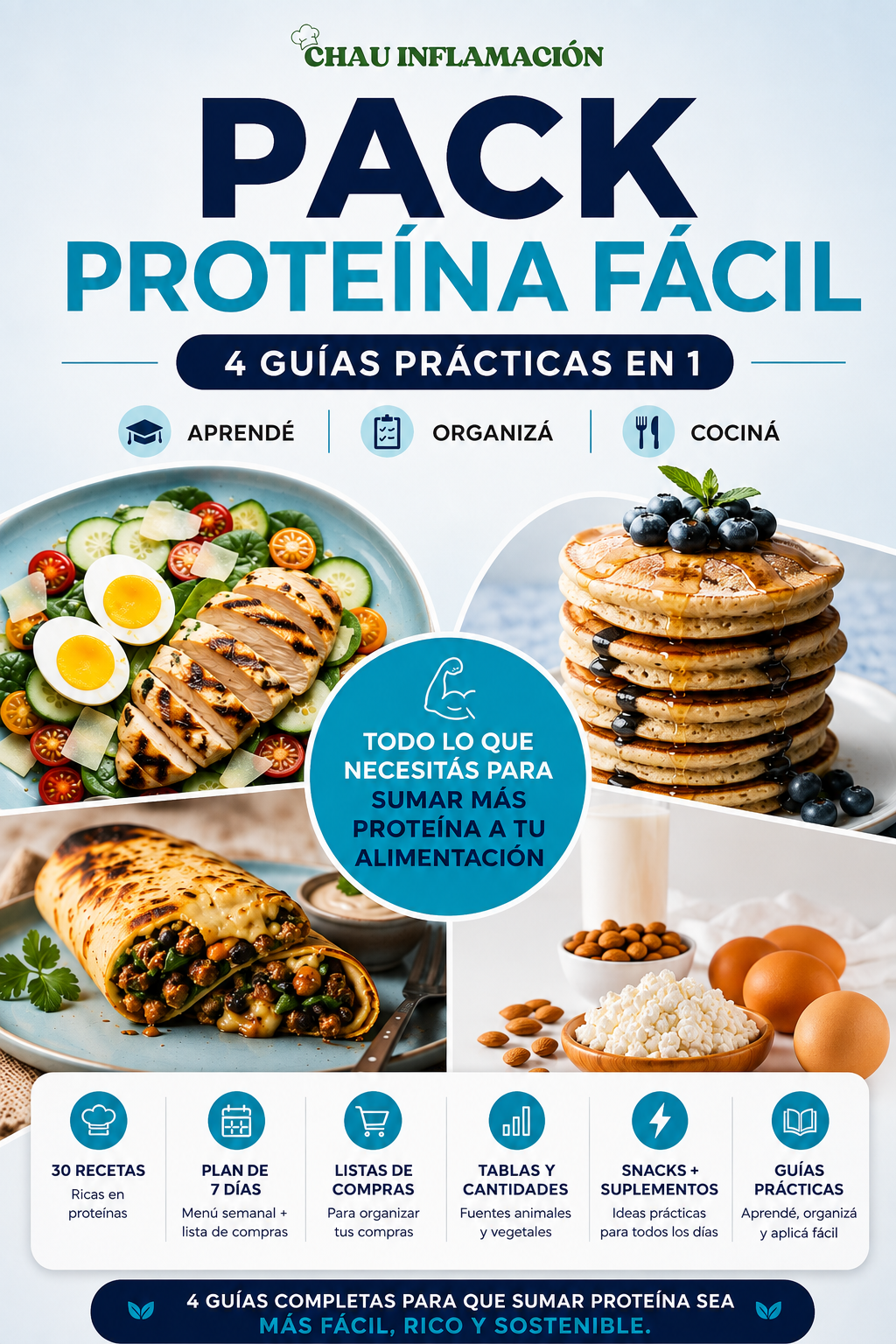 Pack Proteína Fácil - Todo En Uno